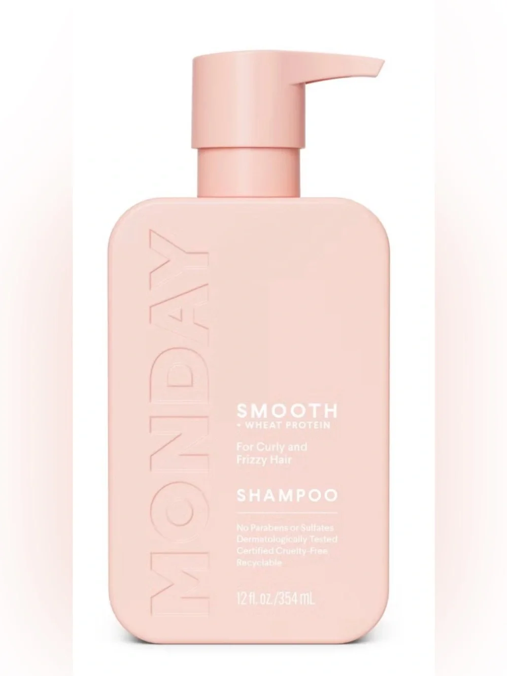 MONDAY, NWOT UNOPENED Smooth Shampoo for Curly & Frizzy Hair, 12 FL OZ